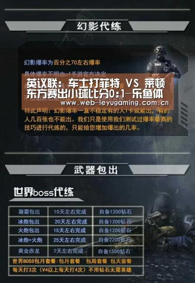 英议联: 车士打菲特 VS 莱顿东方赛出小球比分0:1-乐鱼体育链接(图4) 乐鱼体育APP
